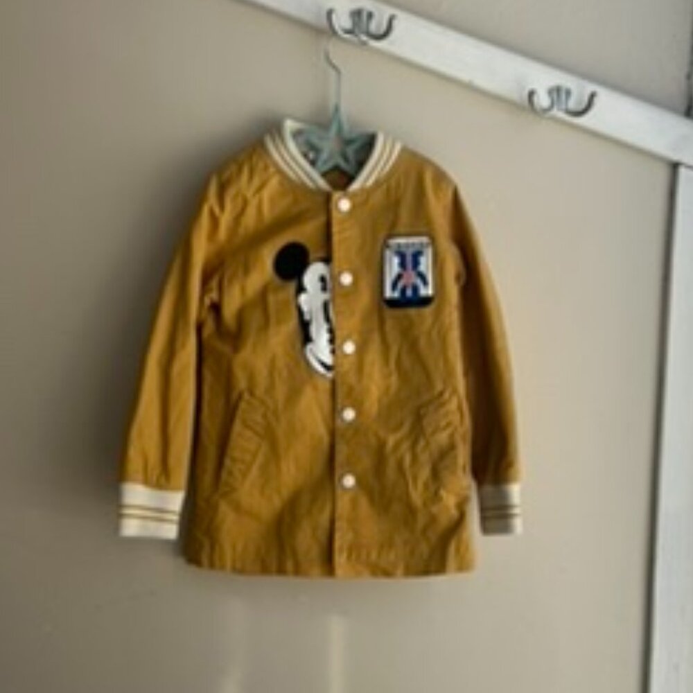 🌼🐭 Kids Kingogo Mickey Mouse Spring Coat – 110cm / 5T 🐭🌼